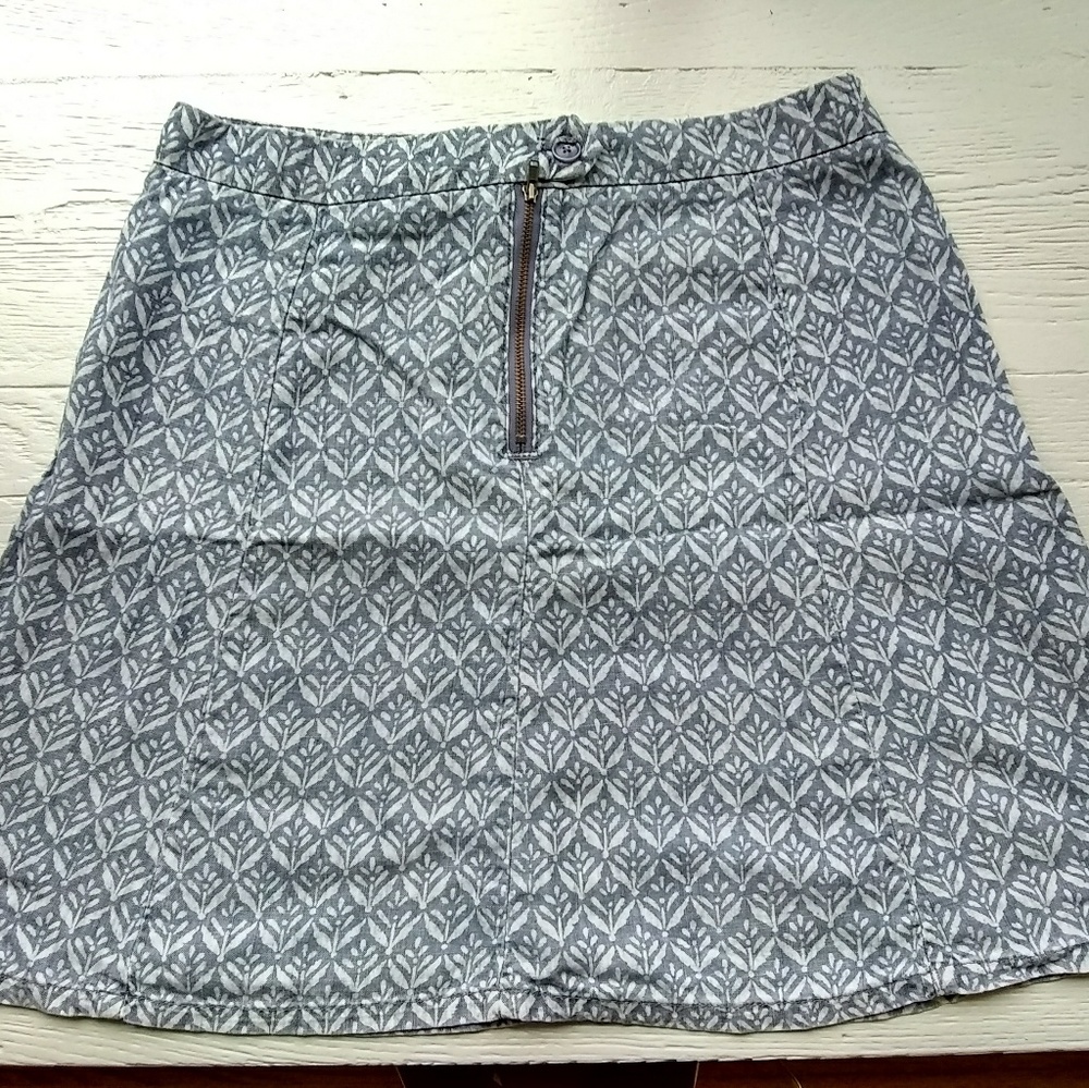 Anthropologie Level 99 Denim Skirt Soft Skater